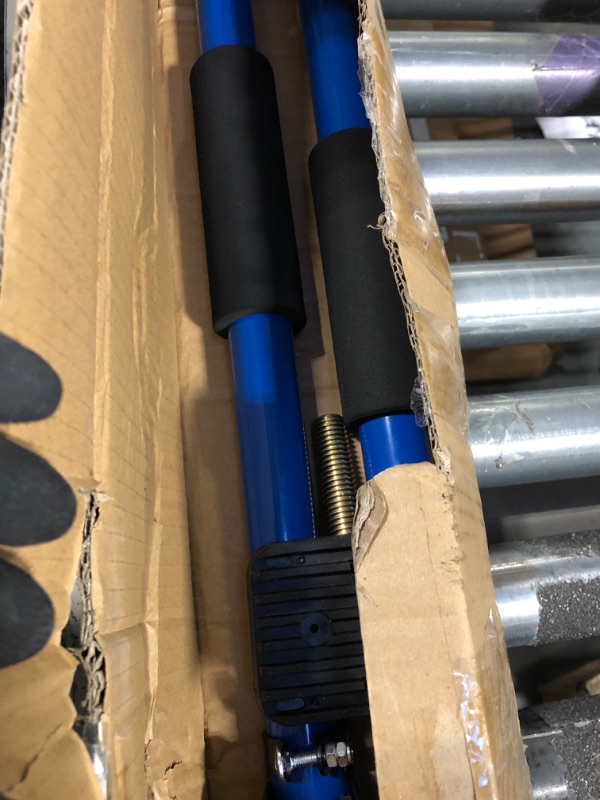 Photo 1 of SAND MINE Adjustable Support Pole, 3rd Hand Support System, Steel Quick Support Rod, Upper Hand Work Support for Cabinet Jacks Cargo Bars Drywall Support, 2 Pack