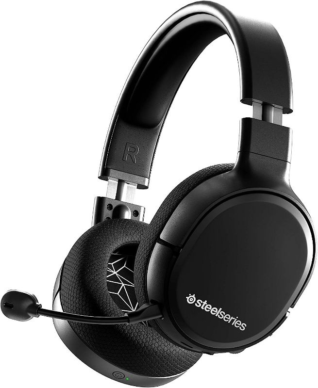 Photo 1 of SteelSeries Arctis 1 Wireless Gaming Headset – USB-C – Detachable Clearcast Microphone – for PC, PS4, Nintendo Switch and Lite, Android – Black
