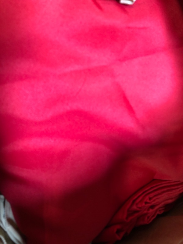 Photo 1 of 6 Pack Red Tablecloths for 6 Foot Rectangle Tables 90 x 132 Inch - 6ft Rectangular Bulk Linen Polyester Fabric Washable Long Clothes for Wedding Reception Banquet Party Buffet Restaurant
