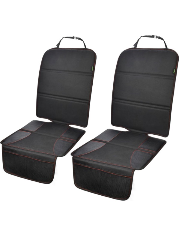 Photo 1 of Car Seat Protector for Child Seat, 2 Pack Seat Protector with Thick Padding, Seat Covers to Protect Your Fabric and Leather Seats
