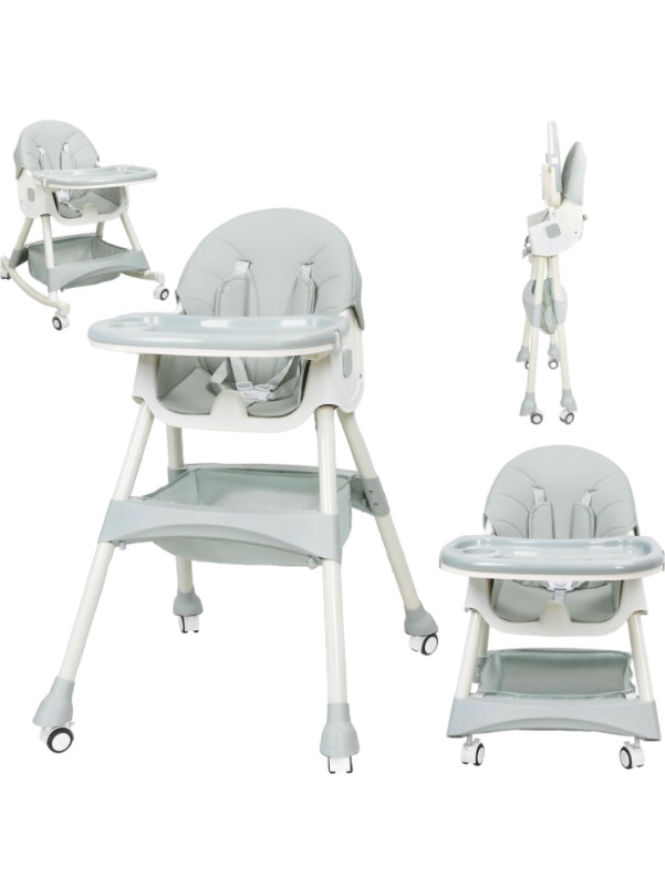Photo 1 of 4.0 4.0 out of 5 stars 144
4-in-1 Baby High Chair, High Chairs for Babies and Toddlers with Removable Tray and Adjustable Backrest & Height, Convertible & Foldable, Grows with Baby