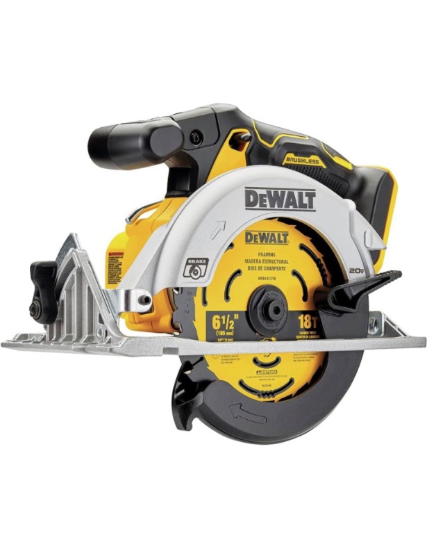 Photo 1 of DEWALT 20V MAX* Circular Saw, 6-1/2-Inch, Cordless, Tool Only (DCS565B)