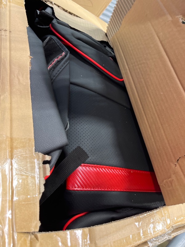 Photo 2 of Carlimeki F150 Seat Covers with Center Console Armrest Covers - Custom Fit for 2021-2023 Super Crew Cab F150 XL XLT - Carbon Fiber - Fully Covered, Premium Leather, NOT for 40/20/40 Bench Front Seat Black-Red & Full Sets 2021-2023 F150 XL XLT & SuperCrew 