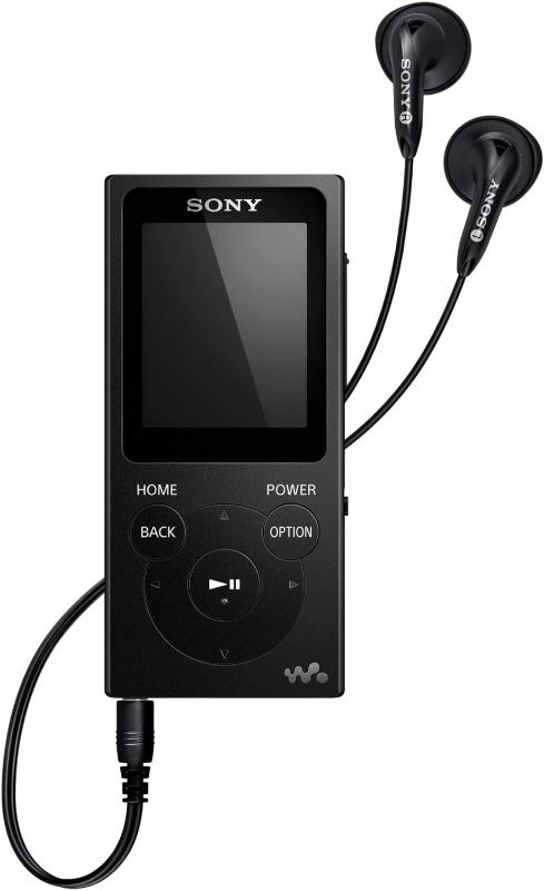 Photo 1 of *** HAS A DENT ** Sony NWE394/B 8GB Walkman MP3 Player (Black)