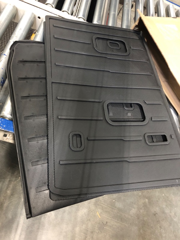 Photo 1 of CARESA Seat Back Covers Cargo Liner Behind 3rd Row for 2019-2024 Subaru Ascent Accessories(7/8 Passenger), All-Weather TPE Trunk Mat Protector Fit Ascent 7/8 Passenger Seat Back Covers+Cargo Liner Behind 3rd Row