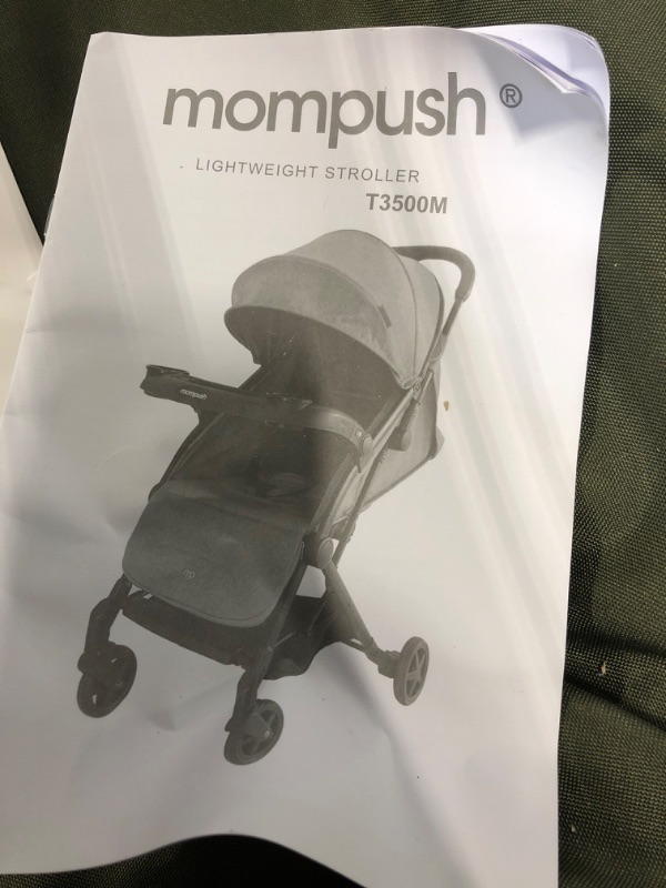 Photo 7 of Mompush Meteor 2 Baby Stroller 2-in-1 with Bassinet Mode - Compatible with Major Infant Car Seat, Adapter Included - Stable Bassinet Stroller Combo, Full-Size Baby Strollers for Family Outings Green