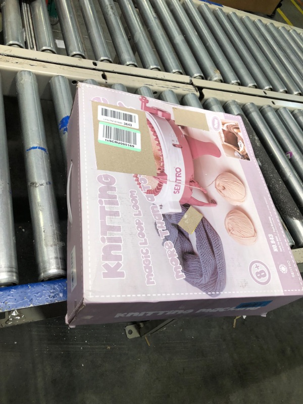 Photo 1 of Sentro Knitting Machine, 48 Needles Smart Knitting Crochet Machine with Row Counter for Adults and Beginners, Automatic Circular Weaving Spinning Knitting Loom Machine Kit for Hat,Socks,Scarves,Gloves