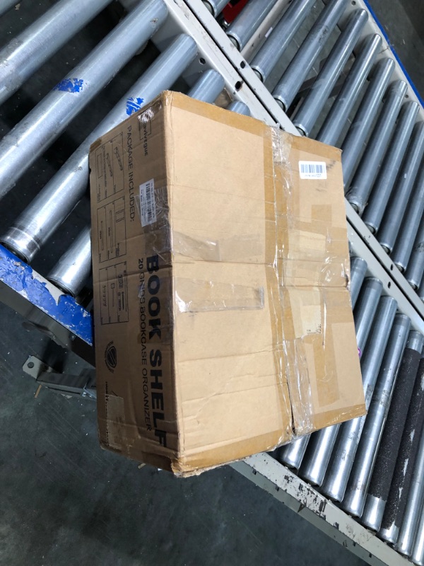 Photo 1 of Mavivegue Book Shelf, 20 Cube Storage Organizer, DIY Bookcase, Metal Cube Bookshelf,Tall Book case for Bedroom, Living Room,Office,Closet Storage Organizer, Black Cubicle Storage Rack Black 20-Grid