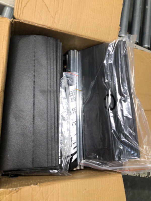 Photo 1 of Mavivegue Book Shelf, 20 Cube Storage Organizer, DIY Bookcase, Metal Cube Bookshelf,Tall Book case for Bedroom, Living Room,Office,Closet Storage Organizer, Black Cubicle Storage Rack Black 20-Grid