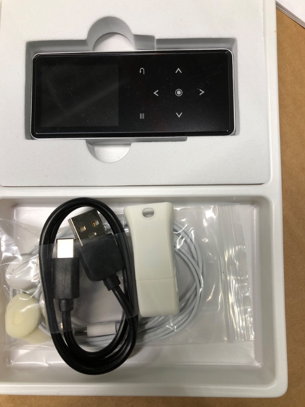 Photo 1 of 64GB MP3 Player with Bluetooth 5.2, AiMoonsa Music Player with Built-in HD Speaker, FM Radio, Voice Recorder, HiFi Sound, E-Book Function, Earphones Included