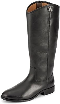 Photo 1 of Frye Melissa Button 2 Equestrian-Inspired Tall Boots for Women Made from Hard-Wearing Vintage Leather with Antique Metal Hardware and Leather Outsole – 15 ½” Shaft Height