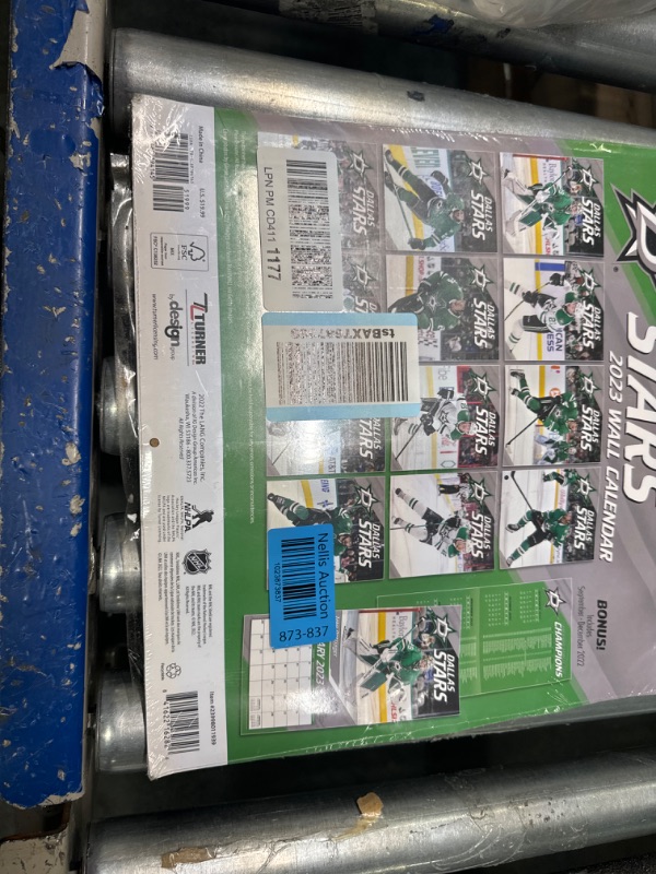 Photo 2 of TURNER SPORTS Dallas Stars 2023 12X12 Team Wall Calendar (23998011939)