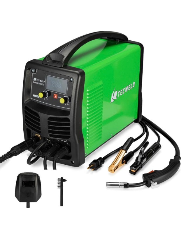 Photo 1 of 170Amp 120/240V Mig Welder,Flux Core Arc Stick Tig welder Multiprocess Dual Voltage Welding Machine (Green Pro)