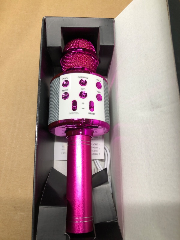 Photo 3 of 4 Year Old Girl Birthday Gifts,Girl Toys Microphone for Kids,Girls Toys Age 6-8,Gifts for 5 Year Old Girls,7 Year Old Girl Birthday Gifts,9 10 Year Old Girl Birthday Gifts for Teenage Girls 01-Pink