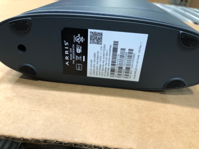 Photo 1 of ARRIS Surfboard G34 DOCSIS 3.1 Gigabit Cable Modem & Wi-Fi 6 Router (AX3000) | Approved for Comast Xfinity, Cox, Spectrum & More | Four 1 Gbps Ports | 1 Gbps Max Internet Speeds | 2 Year Warranty Cable Modem Router - DOCSIS 3.1 Cable