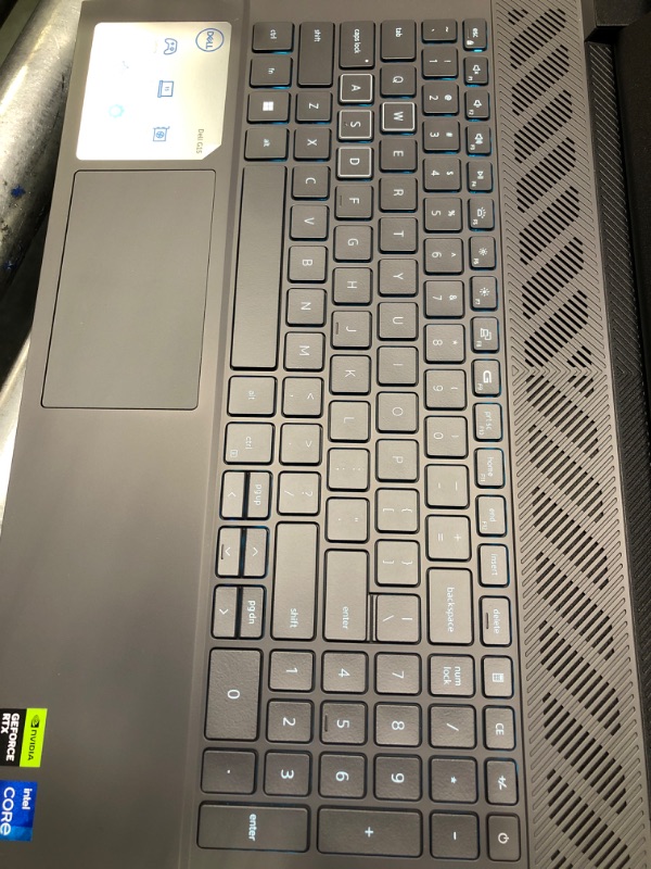 Photo 9 of Dell G15 5530 Gaming Laptop, 13th Gen Intel Core i7-13650HX, 32GB DDR5 RAM, 2TB PCIe SSD, 15.6" FullHD Display, RTX 4060, Backlit Keyboard, Windows 11 Home, Dark Shadow Gray 32 GB | 2 TB SSD