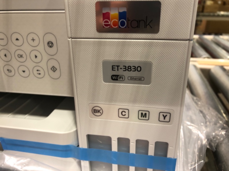 Photo 9 of Epson EcoTank ET-3830 Wireless Color All-in-One Cartridge-Free Supertank Printer