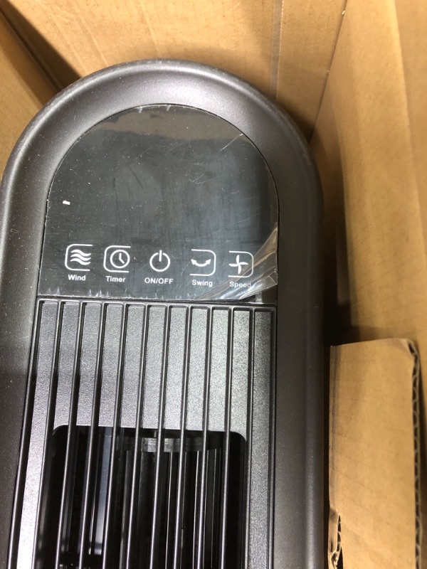 Photo 5 of **NON FUNCTIONAL//SOLD AS PARTS** VAGKRI 42 Inch Tower Fan Oscillating Tower Fan with Remote, 3 Modes, 4 Wind Speeds, 15H Timers, 90° Oscillation & 135° Vertical, Standing Fans for Home Bedroom Living Room Office, Tower Cooling Fan
