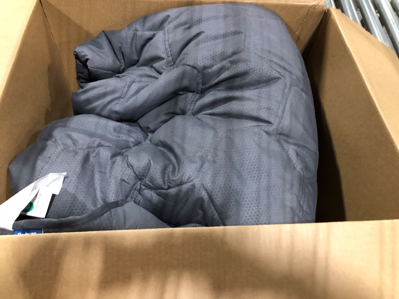 Photo 2 of *USED* Bedsure Twin XL Mattress Pad Deep Pocket Pillow Top Mattress Topper Bedding Quilted Fitted Mattress Cover Extra Long Stretches up to 21 Inches Deep (39x80 Inches, Grey) Grey Twin XL