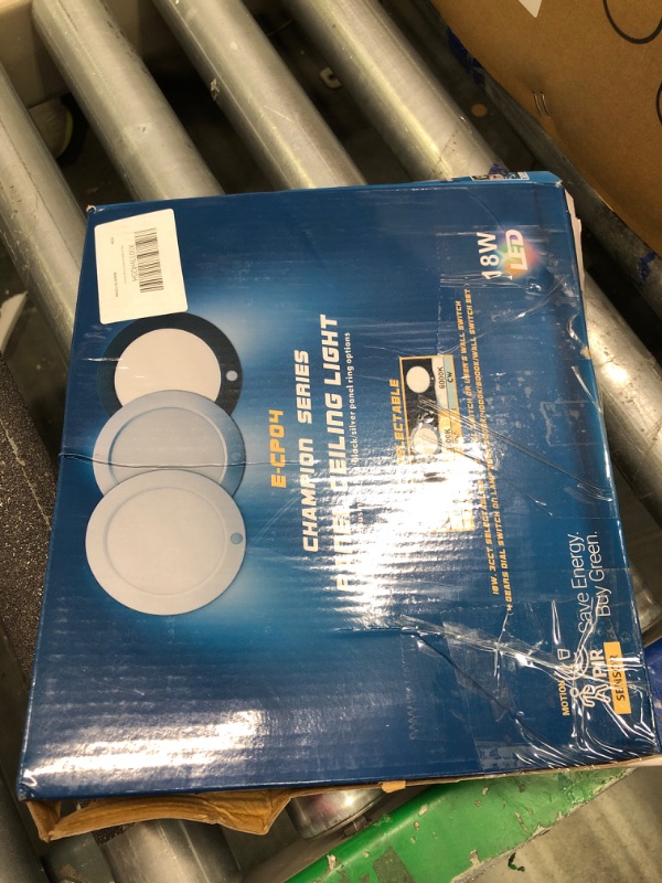 Photo 2 of Hisoo motion sensor light indoor, hisoo 18w led flush mount ceiling light fixtures for bathroom bedroom hallway kitchen basement 16