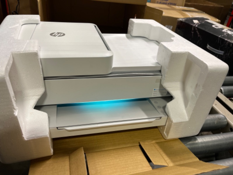 Photo 1 of HP ENVY 6455e Wireless Color All-in-One Printer with 6 Months Free Ink with HP+ (223R1A), white New