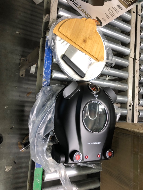 Photo 1 of **NON FUCTIONING/SOLD AS PARTS** Piezano Pizza Oven by Granitestone – Electric Pizza Oven, Indoor/Outdoor Portable Countertop 12 Inch Pizza Maker Heats up to 800?F with Pizza Stone to Simulate Brick Oven Taste at Home As Seen on Tv