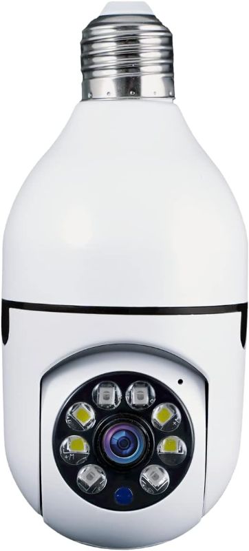 Photo 1 of **NEEDS FACTORY RESET** Sight Bulb Security Camera, Two Way Talk 1080P HD Video WiFi Smart Camera, Indoor Outdoor Night Vision 360 Degree Motion Detection with SD Card