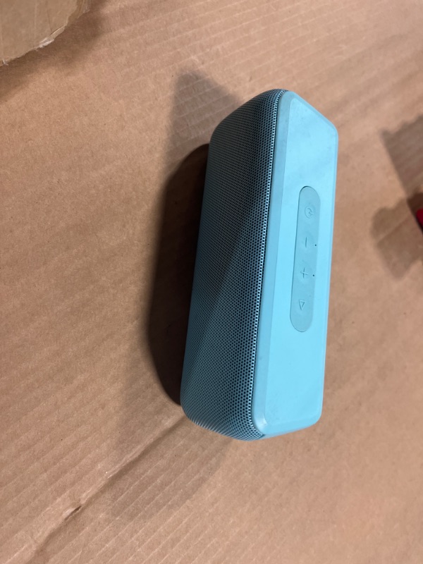 Photo 2 of LENRUE Bluetooth Speaker,Wireless Portable Speakers with TWS, 16H Playtime,Loud Clear Sound for Home,Travel and Outdoor,Handfree Calls Compatible with for iPhone (Powder Blue)