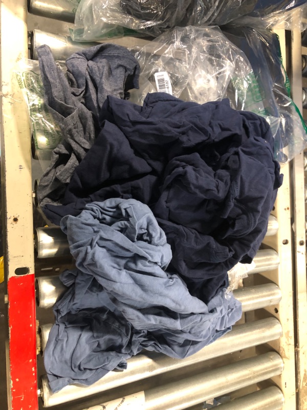 Photo 2 of Gildan Men's Crew T-Shirts, Multipack, Style G1100 Medium Navy/Heather Navy/Indigo Blue (5-pack)