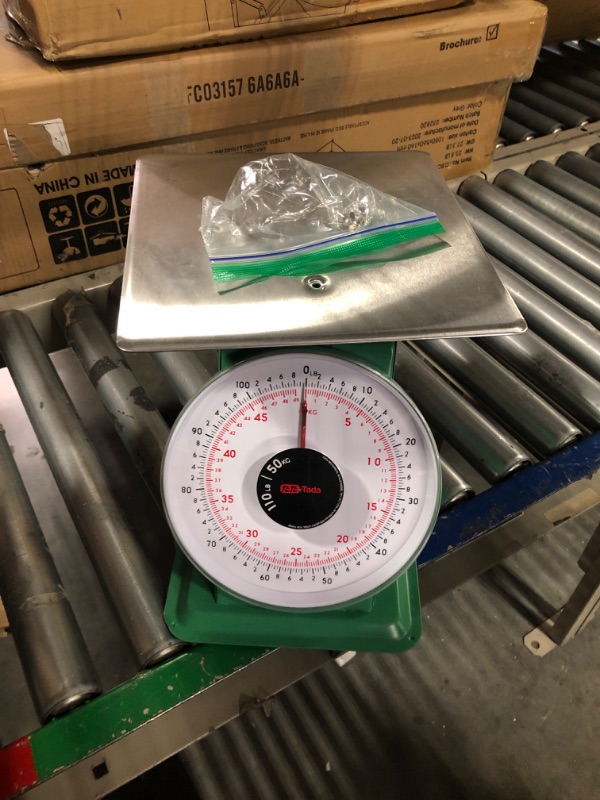 Photo 2 of 110-LBS Heavy Duty Portion-Control Mechanical Kitchen and Food Scale Industrial Dial Scale with Stainless Steel Platform
