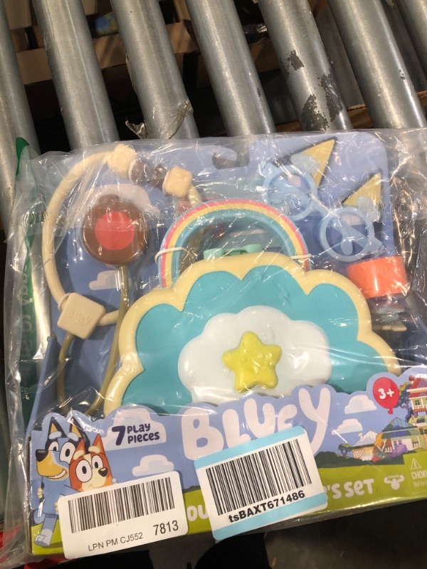 Photo 2 of Bluey Cloud Bag , Doctor Check Up Set, Toy Playset with 7 Play Pieces