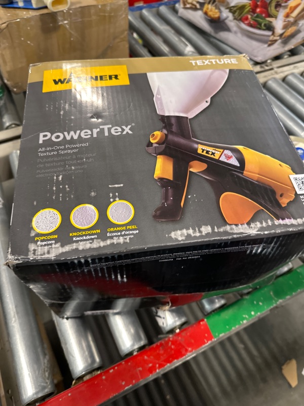 View 3 of Wagner Spraytech Wagner 2439395 Power Tex Texture Sprayer, Yellow & Homax-41072022132 Knockdown Knife, 7-1/2", Texture Finishing Sprayer + Knockdown Knife
