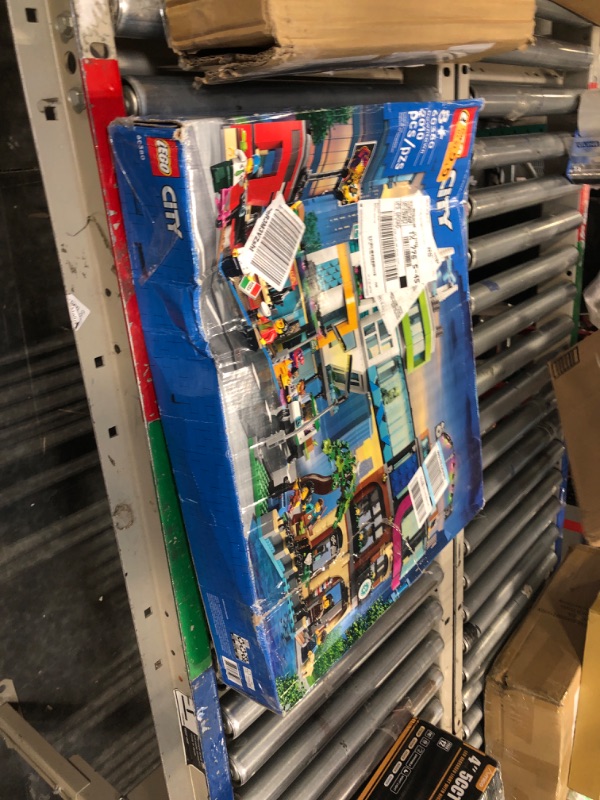 Photo 2 of LEGO City Downtown 60380 Building Toy Set, Multi-Feature Playset with Connecting Room Modules, Includes 14 Inspiring Minifigure Characters and a Dog Figure, Sensory Toy for Kids Ages 8+