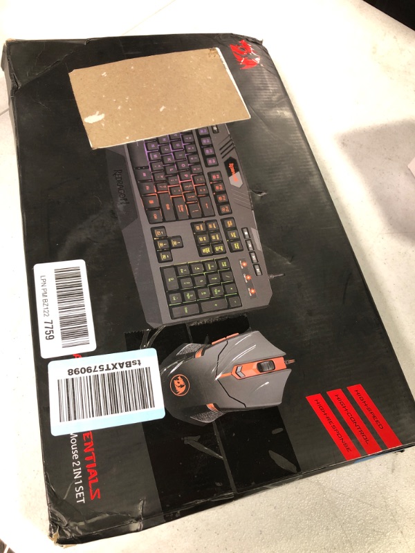 Photo 1 of Redragon S101 Gaming Keyboard, M601 Mouse, RGB Backlit Gaming Keyboard,
