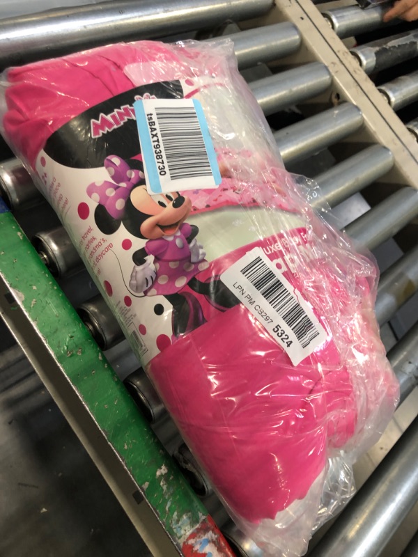 Photo 2 of Disney Minnie Mouse Padded Toddler Easy Fold Nap Mat With Attached Pillow Case - Pink,Aqua