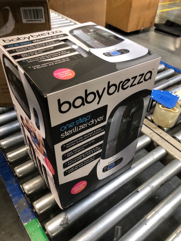 Photo 1 of Baby Brezza Baby Bottle Sterilizer and Dryer Machine – Electric Steam Sterilization - Universal Fit - Pacifiers, Glass, Plastic, and Newborn Feeding Bottles