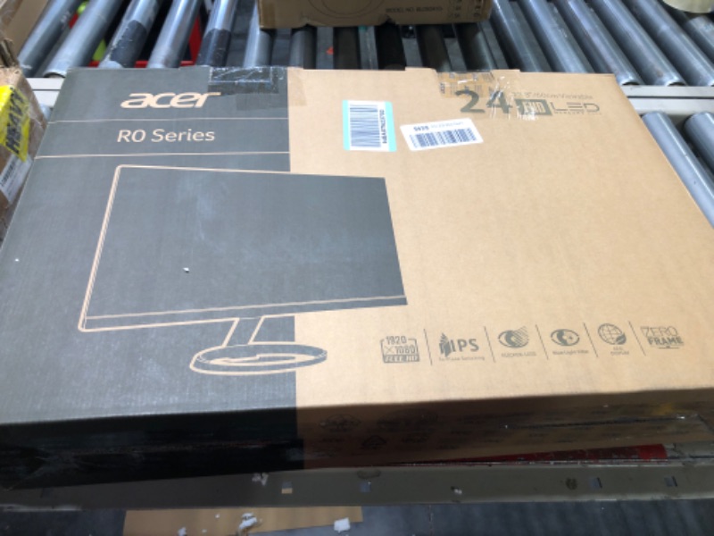 Photo 4 of Acer R240HY bidx 23.8-Inch IPS HDMI DVI VGA (1920 x 1080) Widescreen Monitor, Black Full HD USB Streaming 2MP Webcam with Digital Microphone With Webcam 23.8-inch IPS 60Hz