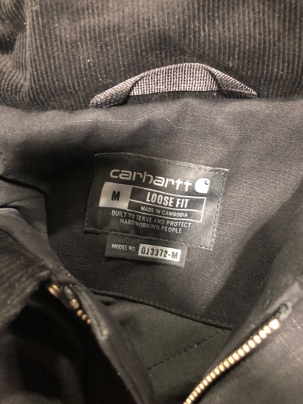 Photo 1 of Carhartt Men's Full Swing Relaxed Fit Ripstop Insulated Jacket Medium Black
