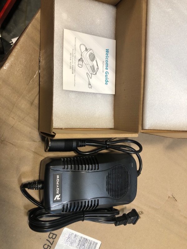Photo 1 of AC to DC Converter, RoyPow 180W (Max 200W) 15A 100V~120V to 12V Car Cigarette Lighter Socket AC/DC Power Supply Adapter Transformer for Inflator, Car Refrigerator