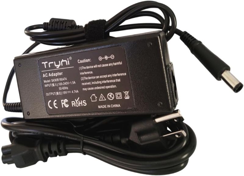 Photo 1 of Charger AC Power Adapter for HP All-in-One Desktop 20-b 20-b010 20-e010 20-f230 20-K 20-K014US 20-R 21-h 21-h000 21-h116 22-a 22-a153la 22-3000ur 23-r 23-r000 23-r052cn 23-r259cn Power Cord Supply.