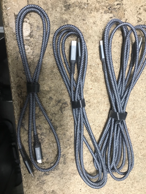 Photo 1 of USB C to C Cable 3 pack 
