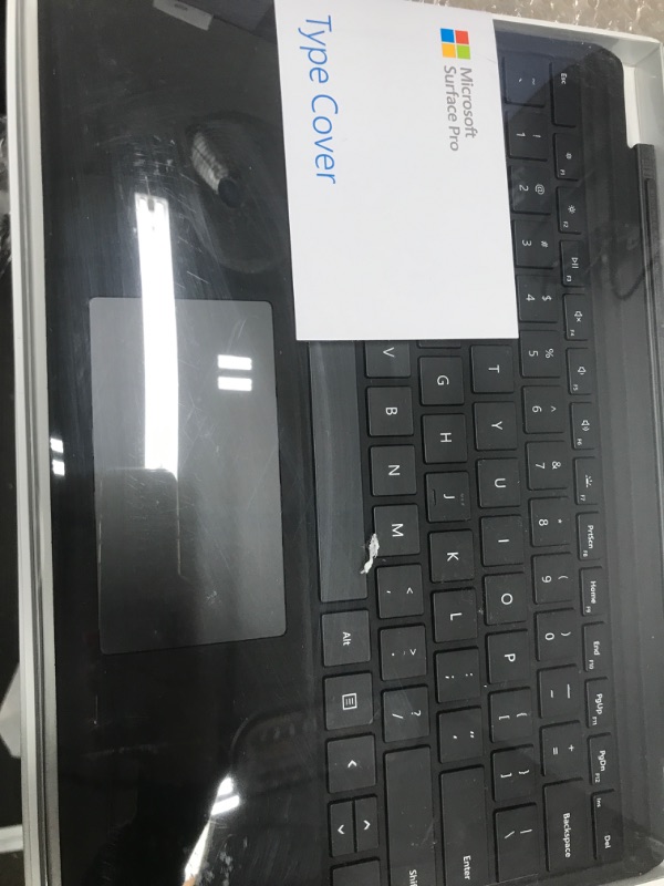 Photo 5 of **no charger** Microsoft Surface Pro 7+ 2-in-1, 12.3 inch Touch Screen, Intel Core I3, 8GB Ram, 128GB Ssd, Windows 11 Home, Platinum, with Black Type Cover, Gray