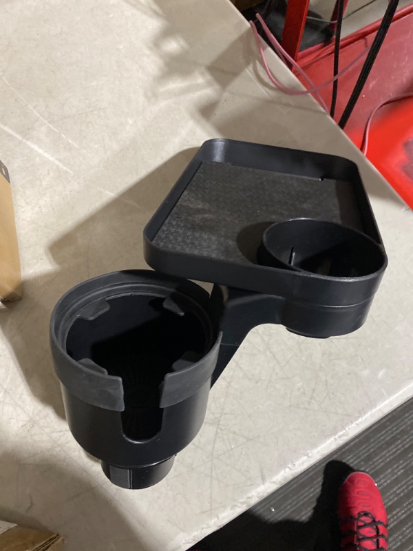 Photo 2 of Cup Holder Tray for Car Cup Holder Expander for Car Drink Holders Compatible with Yeti 20/26/30 oz Hydro Flasks 32/40 oz Nalgenes 30/32/38/48 oz Camelbak 32/40 oz Detachable Tray Table 1