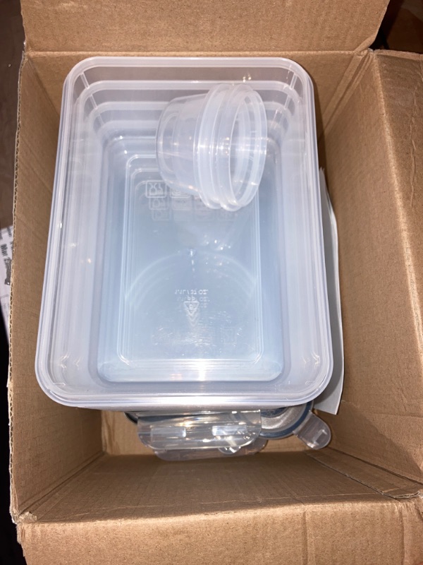 Photo 1 of (READ FULL POST) JSCARES Airtight Food Storage Containers with Lids - 16 Pcs (8 Lids & 8 Containers) Premium BPA-Free Plastic Food Containers Set Reusable for Kitchen Organization - 4.6 Cup Meal Prep Containers Microwave Dishwasher and Freezer Safe