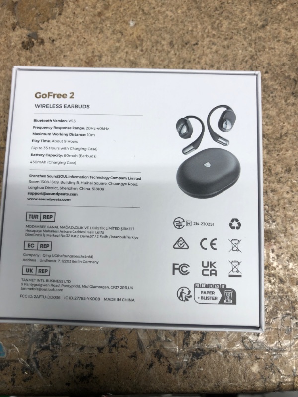 Photo 1 of GOFREE 2WIRELESS EARBUDS 