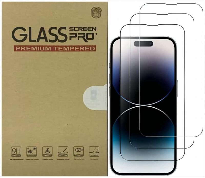 Photo 1 of [3-Pack] Upphaf for iPhone 12 pro max Screen Protector(Anti-Glare,Anti-Scratch,Filter Screen Ultraviolet,High definition, photopermeability),Transparent tempered Glass Film
