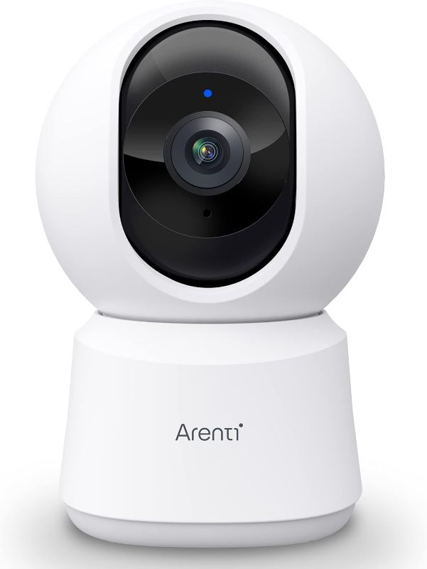 Photo 1 of ARENTI 5ghz WiFi Security Camera Indoor, 4MP Plug-in Pet Dog Camera with Phone App, Baby Home Cam 2.4G/5G Dual-Band, AI Motion Detection, Auto Tracking, 2-Way Talk, Night Vision, Works with Alexa
