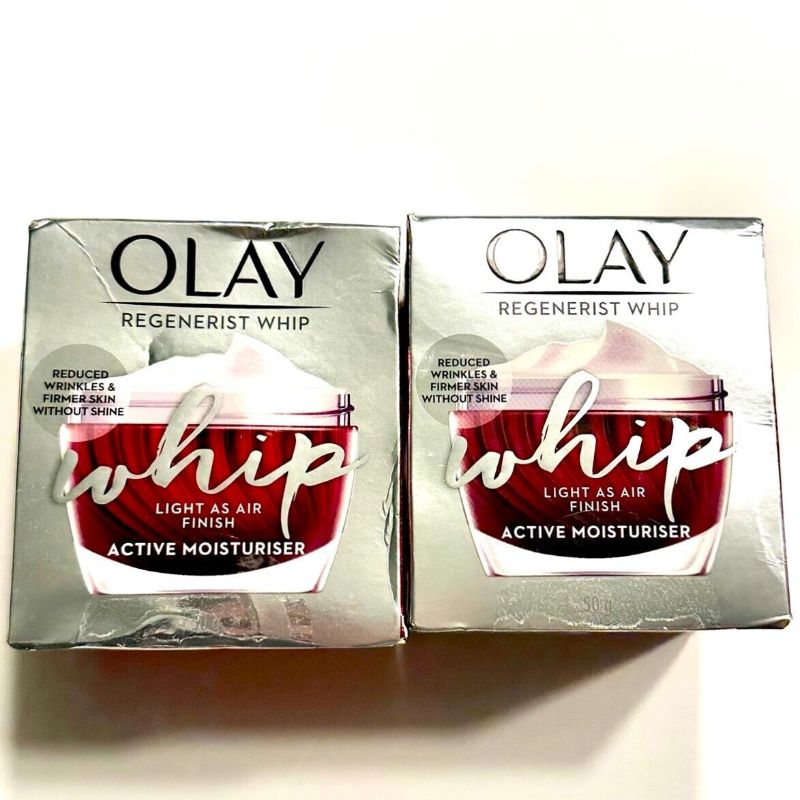 Photo 1 of 2 Pack Olay Regenerist Whip Active Moisturizer Light as Air Finish 50G
