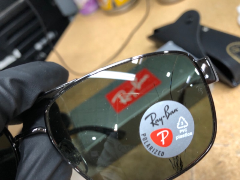 Photo 5 of ***SEE CLERK COMMENTS***
Ray-Ban Rb3663 Metal Rectangular Sunglasses
