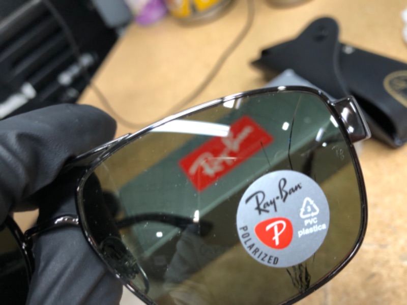 Photo 1 of ***SEE CLERK COMMENTS***
Ray-Ban Rb3663 Metal Rectangular Sunglasses
